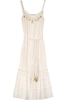 Lilla shell embellished dress