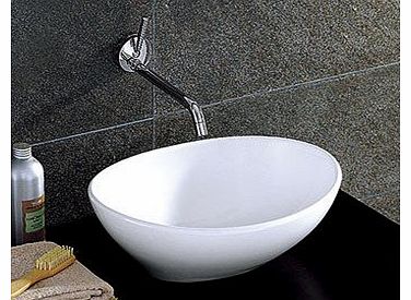 BATHROOM COUNTERTOP OVAL CERAMIC BASIN SINK HS02