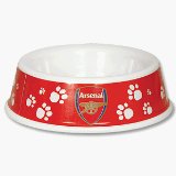 OFFICIAL ARSENAL F.C CREST DOG FOOD BOWL