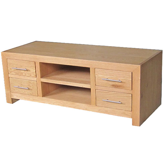 Michigan Oak Tv Unit