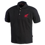 embroidered pique polo-shirt