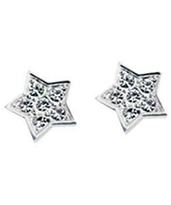 Stone Set Star Earrings