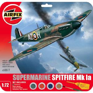 Hornby Hobbies Airfix Spifire MK1A 1 72 Scale Gift Set