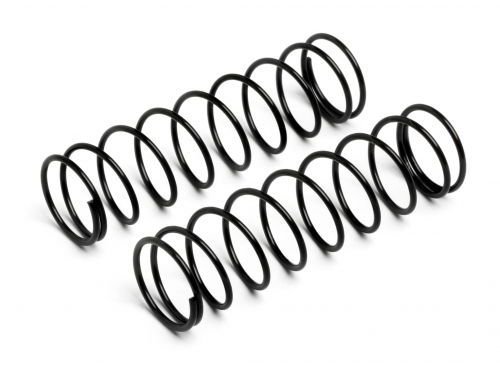 Spring 13.5x55x1.1mm 9.5 Coils Black (2Pcs)