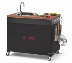 hot Wok Outdoor Kitchen-Outdoor kitchen only