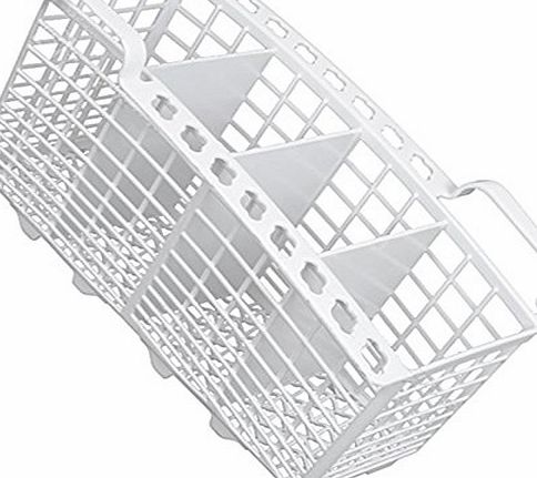 Genuine Hotpoint SDW60PC SDW80P.C Slimline Dishwasher White Cutlery Basket (W230 x D110 x H135mm)