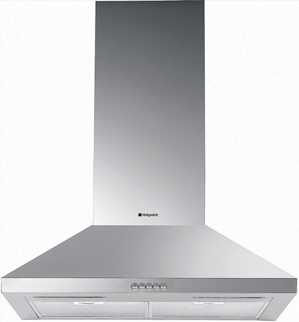 HE6TBK 60cm Chimney Hood in Black