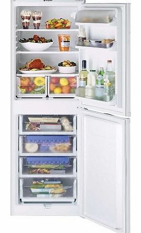 RFAA52P White 150L & 105L Fridge Freezer 1740mm x 545mm x 565mm