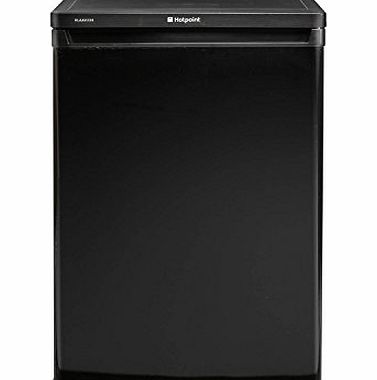 Hotpoint RLAAV22K1 55cm Freestanding Under Counter Fridge Shiny Black