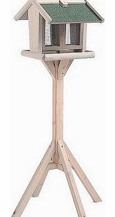 House of Animals Bird Table Foodstore House Free Standing Wooden Table Wild Garden Birds Renewable Wood