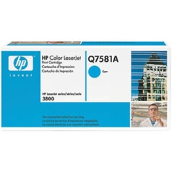 Laser Toner Cartridge Q7581A Cyan