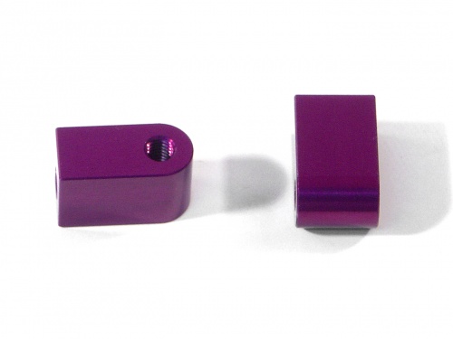 HPi Aluminium Servo Mount 10mm Purple Aluminium (Pro4)