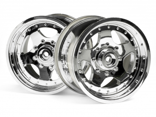 Hpi AR-5Wheel Chrome (2pcs) 83x56mm 1/10 Truck