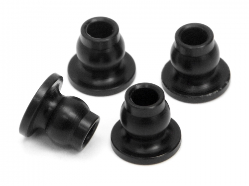 HPi Ball 3x5.8x7mm Black Plastic (4Pcs)