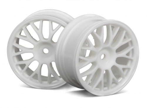 Hpi Mesh Wheel (26mm White) (1mm Offset)