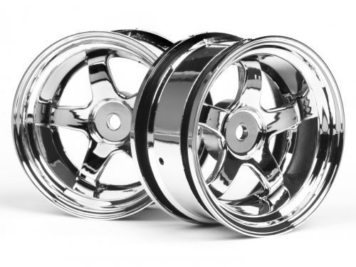 Hpi Work Meister S1 Wheel 26mm Chrome 6mm Offset