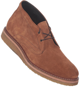 Hudson Faust Tan Suede Chukka Boots