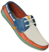 Hudson Rainbow Coloured Boat Shoes