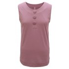 Hug 3-Button Shift Top - Grape