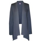 Hug Drape Front Cardigan - Black