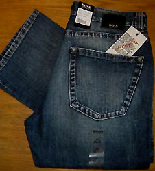 Boss - `hisker-Wash`Dark Indigo Denim `olorado`Jeans Leg: 32`nd#3