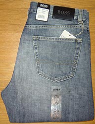 Boss - Scout `hisker-Wash`Denim Jeans Leg: 32`nd#39;