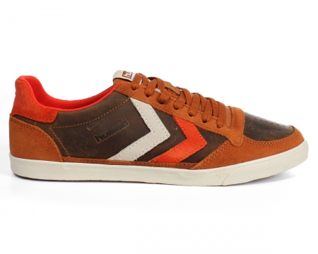 Slimmer Stadil Low Brown/Orange Leather