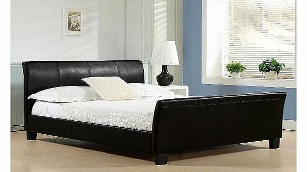 Celine Bed Frame Size: Single (3), Colour: Brown