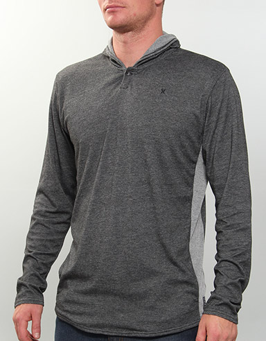 Atherton Lightweight hoody - Heather Black