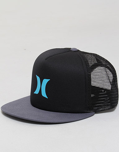 Hurley Colour Block Snapback trucker cap -