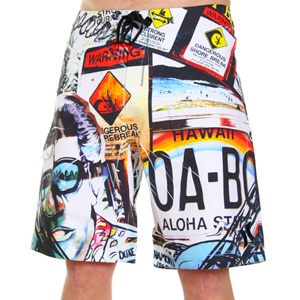 Koa Boi Boardies - White