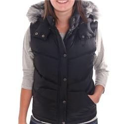 Ladies Iconic Puffa Gilet - Black