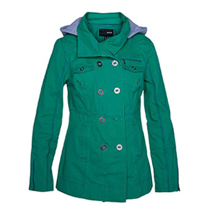 Ladies Hurley Winchester YC Woven Jacket. Jade