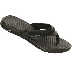 Movement Leather sandal - Black