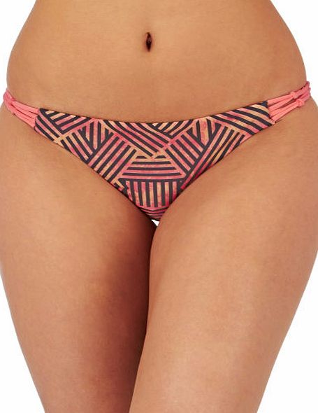 Hurley Womens Hurley Basket Weave Strap Bikini Bottom