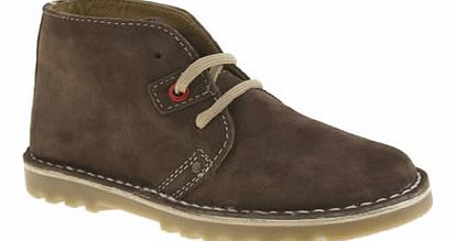 kids hush puppies dark brown si boys junior