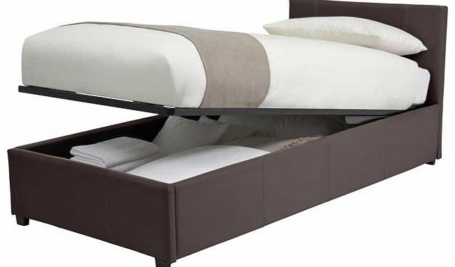 Ashton Single Ottoman Bed Frame - Chocolate