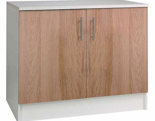 Athina 1000mm Fitted Kitchen Base Unit - Oak