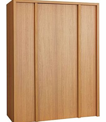 San Diego 3 Door Wardrobe - Oak Effect