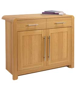 Strand Oak 2 Door 1 Drawer Sideboard