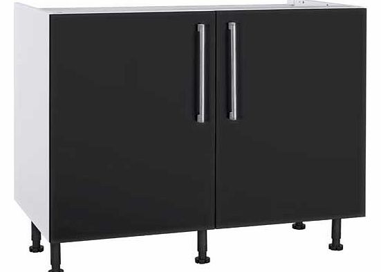 Valencia 1000mm Kitchen Base Unit - Black