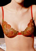 Golden Leaves soft underwired bra