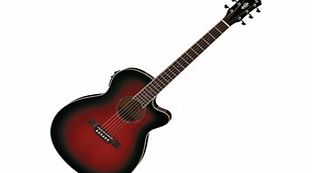 AEG10II Guitar Transparent Red Sunburst -