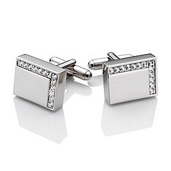 Ice London Clear Edge Cufflinks