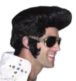 Elvis Wig Adult Fancy Dress Extra