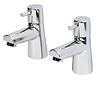 Cone Bath Tap Pair