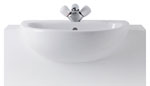 Studio Semi-Recessed Washbasin 56cm (E2000)