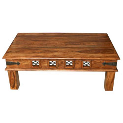 IFD Indian - Jali Block Coffee Table - Sheesham Wood