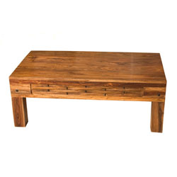 Lattice Coffee Table - Sheesham Wood