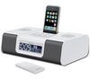 iP9 Dock and Radio Alarm Clock - white